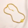 top Regalo delle donne Collane Designer di marca Choker 2023 Collana di gioielli per ragazze romantiche Placcato in oro 18 carati Collana per feste di matrimonio Regalo di famiglia Gioielli all'ingrosso