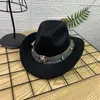 Berets Cowboy Hat 7 1/2 Fashionable Fedora Fedoras Men Wide For Women Dress Women's And Hats Baseball Cap Trash Party Costume Ideas