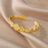 Pulseira de cobra frisada para mulheres vintage banhado a ouro pulseira de aço inoxidável pulseiras de punho de luxo jóias estéticas pulseras mujerL231114