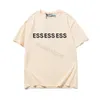 Zomer Essentialss T -shirt Designer Tops Heren vrouwelijke t -shirt heren losse elastische shorts mouw casual borst f letter shirt luxe kleding street t -shirt