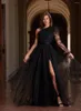 Plus -klänningar Elegant kvinnlig aftonklänning 5xl Sexig Lady Mesh Lace Party Maxi för Speical Endast Kvinnlig prom Vestido