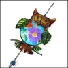 Décorations De Jardin Vent Carillon Coccinelle Papillon Hibou Windbell Décoration Maison Patio Porche Cour Pelouse Balcon Décor Vacances Cadeau Drop De Dhzjh