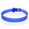 Colorful Adjustable 8MM Silicone Link Bracelet Sprots Style Wristband Bracelets