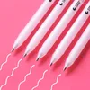 حبر أبيض 1 مم قلم الهدايا للجنسين للأطفال قرطاسية الأطفال التعلم اللوازم المدرسية للطلاب