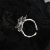 Кольца-кластеры MeiBaPJ S925, стерлинговое серебро, персонализированные модные кольца с бабочкой «Чужой», изысканные вечерние украшения для женщин Chaopai