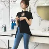Vêtements ethniques Dames Chinois Tops 2023 T-shirt d'été Femmes et chemisiers asymétriques à manches courtes Style TA1773