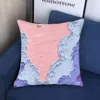 Pillow 1 Set Square Washable Sofa Pillowcase Living Room Throw Couch Decoration