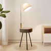 Lampadaires debout table de chevet salon canapé étagère à café USB charge avec tiroir lampe intégrée