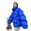 Kadınlar Aşağı Parkas Snow Wear Count Kadın Pamuk Ceket Sıcak Kadın Gevşek Kış Ceketleri Yastıklı Puffer Parker Parka Outerwear 231114