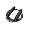 Jump Ropes Skip Rope With Ball Bearings Rapid Speed Jump And 6 Memory Foam Handles Ideal For Aerobic Exercise Like Training Drop Deliv Dhc8E