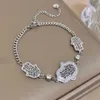 Kralen Flashbuy Rvs Vintage Hand van Fatima Turkse Bedelarmband voor Vrouwen Verklaring Goud Kleur Armbanden Mode-sieradenL231114