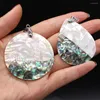 Pendant Necklaces 2023 Natural Mother Of Pearl Shell Charms Drop Shape Abalone Shells DIY Accessories For Jewelry Making Necklace