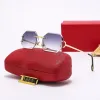 A114 Lentes Lasses Polaroid Diseñador para mujer para hombre Goggle Senior Eyewear para mujeres Anteojos Marco Vintage Metal Gafas de sol con caja 1661 Eyeg G