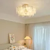 Plafoniere Lampada da camera da letto in cristallo di fascia alta francese Lampada da camera per matrimoni romantica Lampadario da ristorante di lusso con luce modello