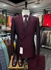 Suits Men Suits Men Suits Autumn Marka moda Wysokiej jakości butique młodo Casual Slim Fit Sukienka na przyjęcie weselne PROM TUXEDO 231113