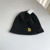 North Beanie Designer mit höchster Qualität Hut Herbst und Winter Erwachsener Buchstaben Sticker gestrickter Hut doppelseitig mit Wollhut Reiten Kaltschutz