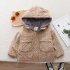 Jackets Winter Baby Clothes Children Boys Casual Plaid Thicken Warm Hooded Jacket Kids Girls Coat Toddler Costume Infant Sportswear