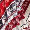 Blankets Christmas Blankets Xmas Elk Snowflake Stripeds Splicing Blanket Cozy Warm Bed Blanket for Home Sofa All Seasons Christmas Gifts 231113