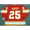 SL Willi Plett Flames CCM Trowback Hockey Jersey Atlanta Eric Vail Jim Craig Ilya Kovalchuk Dan Bouchard Jean Pronovost Pat Quinn Tom Lysiak