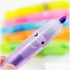 Highlighters 6pcs Mistura de barco colorido Fluorescent caneta marcador de marcadores de escrita para redação do presente Kawaii Office Acessory Store S Dhqbu