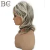 Pelucas sintéticas BCHR Ombre Blonde Wave con raíz oscura para mujeres Capas en cascada 230413