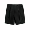 Mäns shorts Men's Suit Shorts Bomullsmodevandring Kort svarta män Lossa breda ben Shorts Homme Classic Brand Clothing Shorts Male 230414