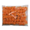 Dekorativa blommor 10/20/50 st/Lot 4.5cm 15Colors Pe Foam Rose Flower Bride Bouquet For Wedding DIY Wreath Artificial