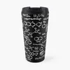 Vattenflaskor Science Chemistry PatternTravel Coffee Mug Espresso Cups