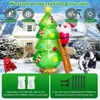 Christmas Decorations 7 FT Inflatable Tree with Santa Claus Outdoor Blow Up Yard Decoration Buildin LEDs Lighted 231113