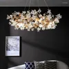 Chandeliers Modern Light Luxury Living Room Led Chandelier Crystal Lamp Villa Atmospheric High-end Round Dining Study Bedroom