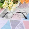 Running Shorts Glasses Sunglasses Blue Round Myopic Women Men Clear Light Lens Circle Retro Black Anti Eyeglasses Frame Womens Metal