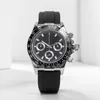 2023 New Men's Watch Japan VK chronograph Movement Watch Full Full Stains Steel Glass 5ATM مقاوم للماء Super Luminous 41mm Montre de Luxe Watches