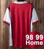 1997 1999 retro futbol formaları Henry Bergkamp Mens Futbol Gömlek 1996/97 Vieira Merson Adams Home Forway Futbol Gömlek Kısa Kol Üniformaları De Foot