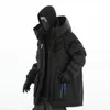 Mens Down Parkas 11 BYBBS DARK Winter Jacket Men Multi Pocket Tactical Function Cargo Jackets Coats Warm Thick Hooded Parka Techwear 231114