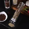 Mills Salt and Pepper Grinder Set Clear Acrylic Manual Spices Perfect For Sea Peppercorns kitchen Accessories 231114