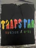 Hoodie Trapstar Full Tracksuit Rainbow Towel Embroidery Decoding Hooded Sportswear Men and Women Suit Zipper Trousers Size Xl