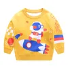 プルオーバー編みセーター秋の男の子の服のセーター冬の温かいウールセーター2-7歳の子供用長袖セーターベイビー男の子トップ231114