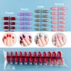 False Nails 432pcs 18 Mixed Solid Colors Short Round Almond Coffin Shape Nail Tips Full Cover False Nail Tips Press On Fake Nails 18 Strips 230413