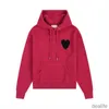 Amis Amiseater Pull Knited Swater Am Hoary Am I Paris Hooded Pullover Mężczyźni kobiety swobodne bluzy Amiparis Coeur Heart Love Wzorka potu skoczek nrk0