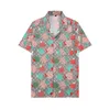 Camicie casual da uomo stampa geometrica africana spiaggia uomo 2023 marca manica corta camicia hawaiana floreale tropicale abbigliamento per le vacanze