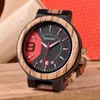 Armbandsur Bird V-Q13 Luxury Wood Watches Men Quartz Show Datumklocka Kvalitet Kinesiska produkter Drop Ship Relogio Masculinowristwatches kommer