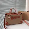 Designer Boston Bags Ladies Handbag Luxury Designer Handbags C-print Shoulder Bags Totes Leather Purses Capacity 231115