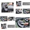 Care Products Mti-Functional Car Duster Cleaning Dirt Dust Clean Brush Dusting Tool Mop Gray Top11 Drop Delivery Mobiles Motorcycles Dhshg