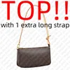 TOP. M40712 POCHETTE ACCESSOIRES N41207 Designer Fashion Womens Canvas Shoulder Casual Bag Cell Phone Handbag Evening Clutch Purse Key Pouch Cles