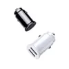 TE-337 USB Wall Dual USB Car Charging Head 3.1A Smart One Tow Two Mobile Phone Charger New Dual Port Mini Car Charger