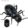 Electric/RC Animals Remote Control Animal Realistic Robot Ants Toy with Infrareds Receiver Rc Ants Prank Toy for Kids Age 6+ Great Gift Q231114