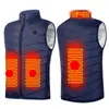 Sport Men's Vests 2491113 Places Vest Men Women USB uppvärmda värme Termiska kläder Jakt Vintervärmjacka 231113 2024 Hot Sale