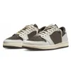 رجال نساء Jumpman 1 أحذية كرة السلة منخفضة 1S Black Phantom Reverse Mocha Golf Olive Black Toe Panda True Blue Light Smoke Gray Mens Sneakers Outdoor Sneakers