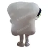 Boże Narodzenie Mascot White Toothot Costume Cartoon Anime Postacie Unisex Dorośli rozmiar Halloween impreza na zewnątrz strój reklamowy