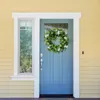 Kwiaty dekoracyjne sztuczny liść girlanda okrągła wiszące liście okno drzwi frontowe wakacyjne święto obchodów dekoracji dom